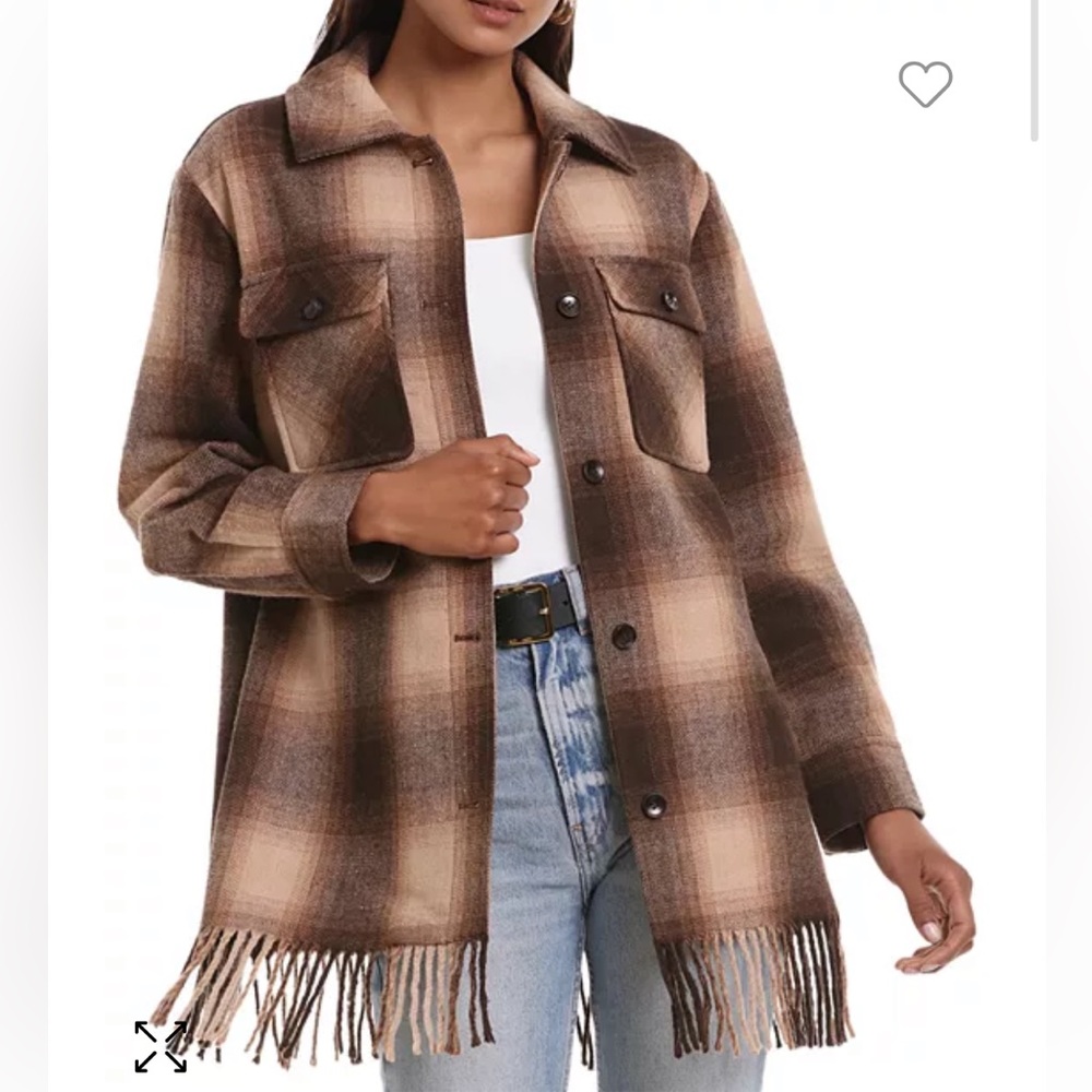 Bagatelle Fringe Hem Jacket